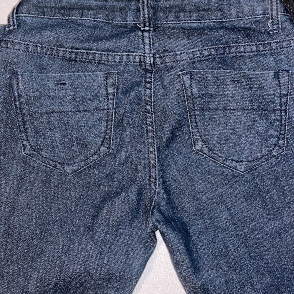 Forever 21 | Dark Blue 5 Pocket Straight Leg Jeans w/ Silver Hardware - Picture 5 of 5